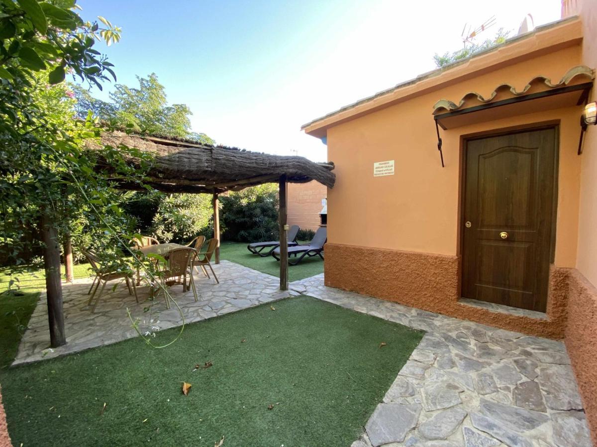 Casa Bungalows con jardín privado y piscina compartida en playa el Palmar Cádiz Exterior foto