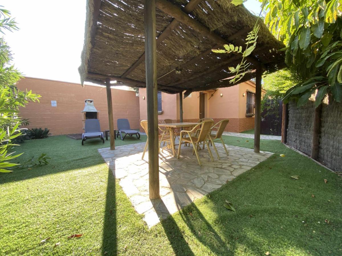 Casa Bungalows con jardín privado y piscina compartida en playa el Palmar Cádiz Exterior foto