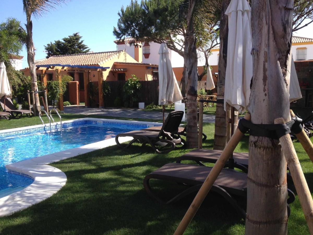 Casa Bungalows con jardín privado y piscina compartida en playa el Palmar Cádiz Exterior foto