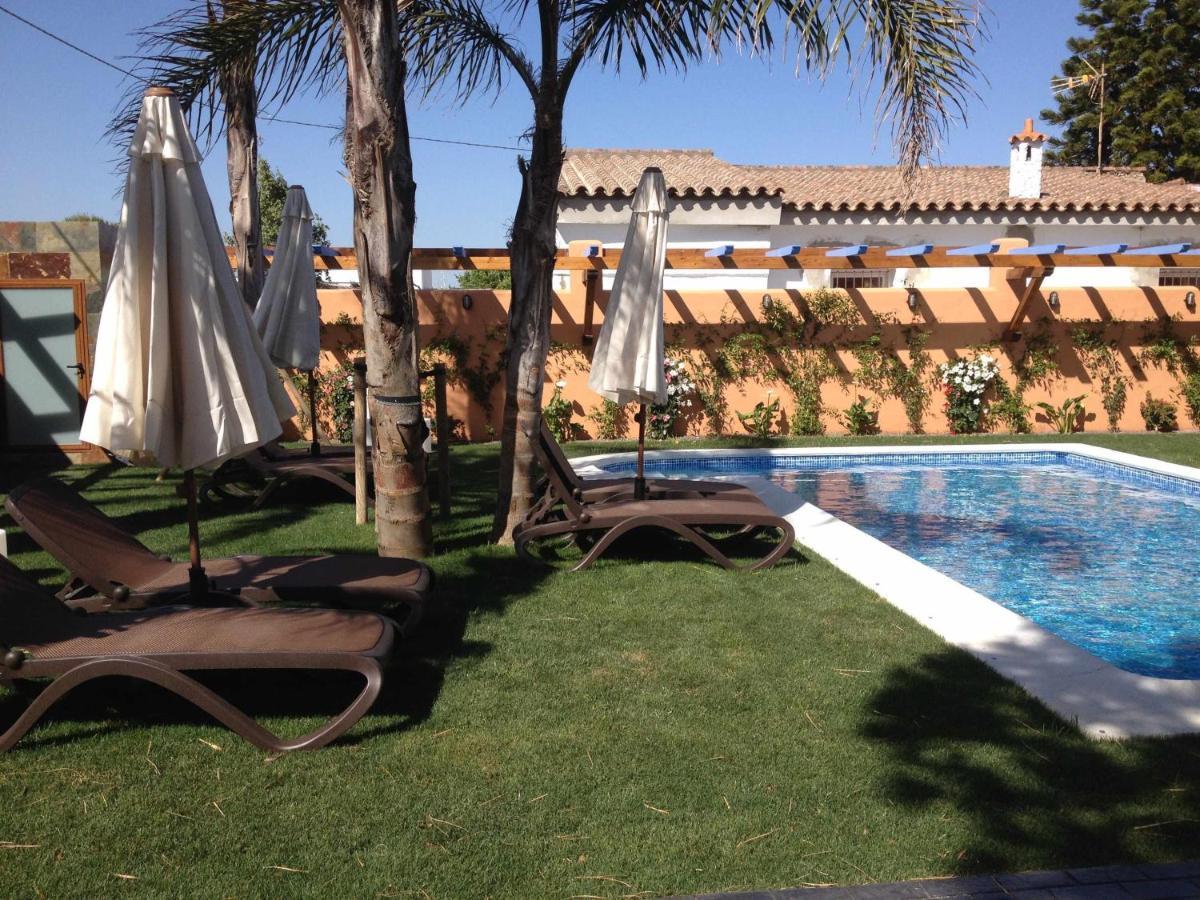 Casa Bungalows con jardín privado y piscina compartida en playa el Palmar Cádiz Exterior foto
