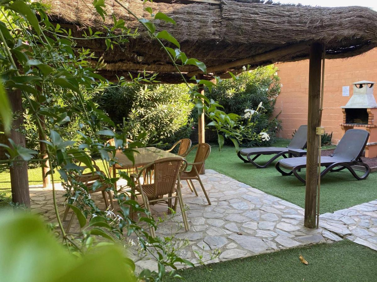 Casa Bungalows con jardín privado y piscina compartida en playa el Palmar Cádiz Exterior foto