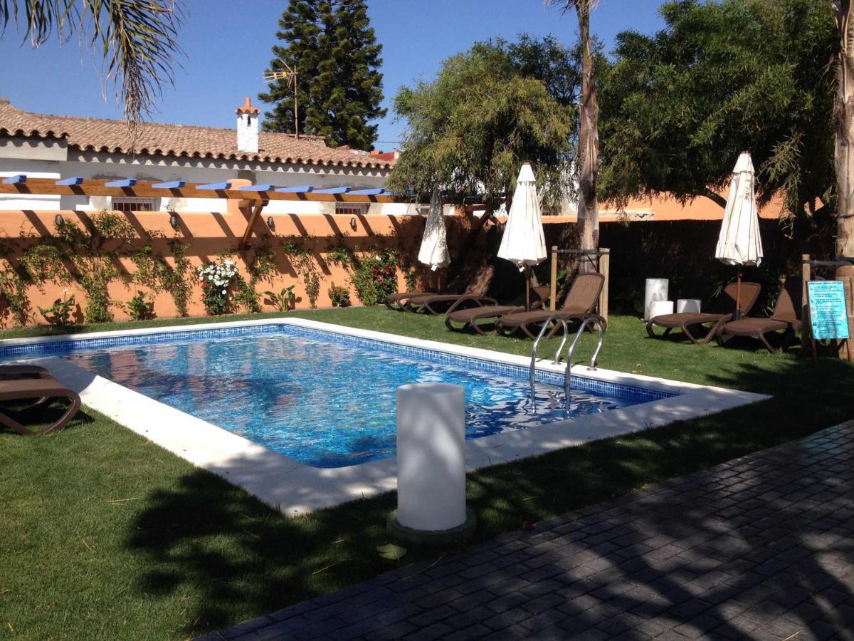 Casa Bungalows con jardín privado y piscina compartida en playa el Palmar Cádiz Exterior foto